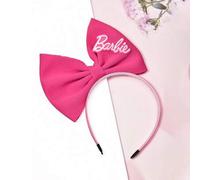 Shein 1 pieza Diadema con lazo esponjoso de Barbie Princesa, de tamaño grande, accesorio de cabello lindo y colorido, de moda, adecuado para uso diario, reg