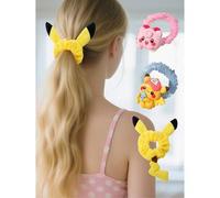 Shein 1 pieza Diadema creativa de Pikachu de Pokémon, cinta elástica para el cabello con diseño de dibujos animados lindos, disponible para usar en el baño