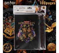 Shein 1 pieza Diario de Hogwarts con bolígrafo varita con licencia oficial de WB Harry Potter - Diario mágico auténtico para estudiar, regalo de Navidad par