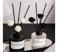 Shein 1 pieza Difusor de aceites esenciales de 100ml, ambientador y desodorante, fragancia de larga duración, difusor sin llama de estilo nórdico, diseño mi