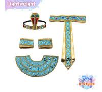 Shein 1 pieza Disfraz de Halloween, Accesorios de disfraz para adultos de faraones del Antiguo Egipto, reinas del Nilo de la Antigua Roma y Cleopatra