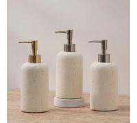 Shein 1 pieza Dispensador de jabón de resina, Botella dispensadora, Botella de loción para encimera con bomba, Dispensador de jabón de manos para baño, Bote
