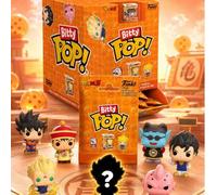 Shein 1 pieza Dragon Ball Z Funko Bitty Pop Bolsa Sorpresa de Figura Miniatura, 1 pieza Personaje de Vinilo Aleatorio Coleccionable, Modelo de Anime Goku Ve