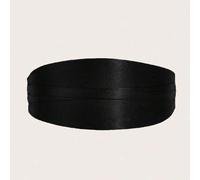 Shein 1 pieza Elegante cinturón negro, accesorio decorativo de cintura ancha, cincher de cintura elástica para traje, camisa, vestido, adecuado para fiesta,