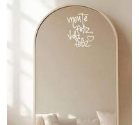 Shein 1 pieza "Elige ser feliz" | "Una mente feliz, una vida feliz" Elige la alegría Adhesivo de decoración del hogar con cita en español - Decoración del h