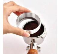 Shein 1 pieza / Embudo de 51 mm / 53 mm / 58 mm Anillo dosificador de espresso de acero inoxidable, Embudo de anillo dosificador de café para accesorios de