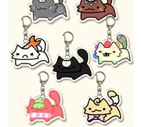 Shein 1 pieza Encanto de llave con tema de videojuego "El mundo de Dandy" para volver a la escuela - El encanto de bolso ideal con imagen de dibujos animado