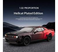 Shein 1 Pieza Escala 1:32 Coleccionable Calidad Premium Electrochapado Alto Detalle Aleación Fundida y Caucho Modelo de Coche Muscular Estilo Hellcat, Estil