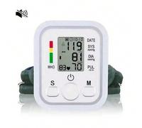 Shein 1 pieza Esfigmomanómetro electrónico que se vende bien en Europa, Sudamérica y Oriente Medio | Esfigmomanómetro de brazo | Esfigmomanómetro doméstico