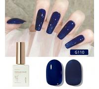 Shein 1 Pieza 15ml Esmalte De Uñas De Gel Ice Through De Color Rosa 15 Ml De Esmalte De Gel De Brillo Soak Off Para Todas Las Temporadas- Salón De Uñas Case