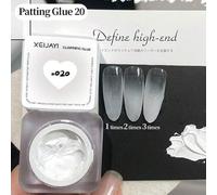 Shein 1 pieza Esmalte de uñas en gel con efecto degradado semi-permanente que se retira con remojo, para uñas, con pintura de efecto Pat, para uso con luz U