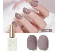 Shein 1 Pieza 15ml Esmalte De Uñas De Gel Ice Through De Color Rosa 15 Ml De Esmalte De Gel De Brillo Soak Off Para Todas Las Temporadas- Salón De Uñas Case