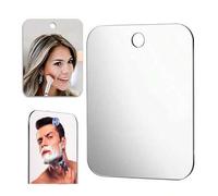 Shein 1 pieza Espejo acrílico con ventosa para la pared, espejo de ducha con soporte para maquinilla de afeitar para hombres que se afeitan, mujeres que se