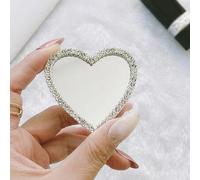 Shein 1 pieza Espejo autoadhesivo con decoración de rhinestone para funda de teléfono, resistente al agua, a los golpes y a los arañazos, para el Día de San