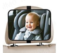 Shein 1 Pieza Espejo de carro para bebé de acrílico a prueba de roturas e irrompible para vista trasera de bebés mirando hacia atrás, con vista talla grande