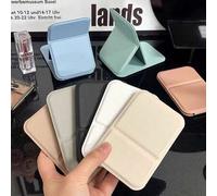 Shein 1 pieza Espejo de maquillaje, Espejo de tocador claro para dormitorio, Espejo compacto portátil de viaje, Espejo plegable, Elegante espejo de mano par