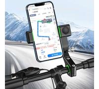 Shein 1 pieza Espejo retrovisor de aluminio para ciclismo al aire libre, soporte para teléfono de motocicleta y bicicleta, resistente y con clip para teléfo
