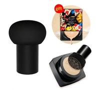 Shein 1 pieza Esponja con forma de hongo + 1 pieza Cojín para BB Cream, para maquillaje de rostro completo, de uso dual para seco y húmedo, apto para todo t
