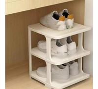 Shein 1 pieza Estantería de almacenamiento de baño minimalista, organizador de espacio multinivel para entrada, cocina, sala de estudio, sala de estar, dorm