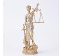 Shein 1 pieza Estatua de la diosa griega romana que sostiene la balanza de la justicia, figura decorativa de resina de la absoluta imparcialidad para el hog