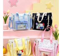 Shein 1 pieza Este bolso tote de estilo japonés, de unicolor, lindo y con un diseño único de bolso de hombro es un regalo versátil para ir al trabajo para a