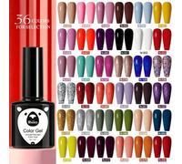 Shein 1 pieza Kit de iniciación para esmalte de uñas en gel de 7.3Ml con 36 colores negro, blanco, rosa, verde y esmalte en gel de uñas sin limpieza, apto p