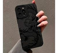 Shein 1 Pieza Estuche Protector Completo Impreso Con Estilo Callejero De Dragón Negro King Compatible Con Iphone 15/14/13/12/11promax, Samsung A13/a51/a52/s