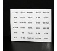 Shein 1 pieza etiqueta transparente portátil de botella/bolsa de viaje para identificar crema BB, impermeable y antiincrustante para caja de gel de ducha, c