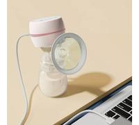 Shein 1 pieza Extractor de leche eléctrico recargable con botella de 180ml y tetina