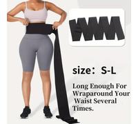 Shein 1 pieza Faja de cintura envolvente para mujer, corsé elástico y ajustable para moldear el abdomen posparto