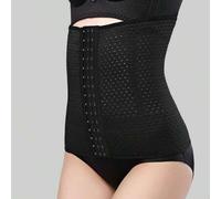 Shein 1 pieza Faja negra de control del abdomen Shapewear Entrenador de cintura Corsé Shorts de shapewear Accesorios de gimnasio para adelgazamiento del vie