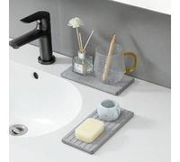 Shein 1 pieza Felpudo para grifo de cocina, Almohadilla de secado de gel de sílice, Piedra absorbente de secado rápido, Jabonera, Accesorio de cocina anti-s