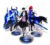 Shein 1 pieza Figura acrílica de 15cm/5.91in - Mercancía de Solo Leveling - Sung Jin-Woo - Figura acrílica del apuesto hombre de hielo que pasó de rango E a