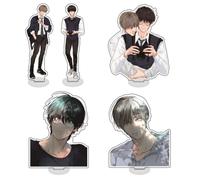 Shein 1 pieza Figura acrílica de escritorio o decoración del hogar de la serie de cómic anime manhwa "Lost In The Cloud" - regalo de cumpleaños perfecto par