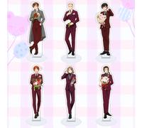 Shein 1 pieza Figura acrílica de pie Anime Hetalia - Figura de acción decorativa para escritorio y hogar, estatua, regalo de cumpleaños perfecto para amigos