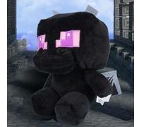 Shein 1 Pieza Figura coleccionable oficial de Minecraft Enderman Dragon con diseño con alas, suave y esponjoso, decoración de habitación con temática de Min