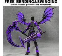 Shein 1 pieza Figura de acción de Titán con múltiples articulaciones impresa en 3D T13 - Decoración de escritorio perfecta para gamers, regalo ideal para Na