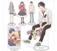 Shein 1 pieza Figura de pie de acrílico de Asuka Kinoshita y Akito Yamada de "Tuve una relación de 999 con Yamada" - Exhibición de escritorio, colección, de