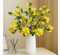 Shein 1 pieza Flor artificial de lila simulada, osmanto de mil millas, tallo largo, adecuada para decoración primaveral del hogar, jardÃn, cocina, sala de