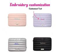Shein 1 pieza Forro interior personalizado para bolso de mano ligero y a la moda, funda bordada a medida para computadora portátil/tableta compatible con iP