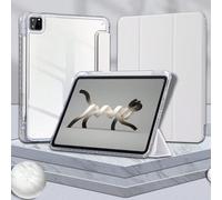 Shein 1 pieza Funda básica de color blido 1 pieza Funda protectora de acrílico transparente blanca adecuada para iPad A16 11a/10a generación, Air 11/13, M3