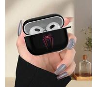 Shein 1 pieza Funda con estampado de araña de dibujos animados para Halloween, compatible con AirPod1/2, AirPod3, AirPodPro, AirPodPro2 y AirPod4, AirPodPro