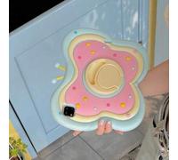 Shein 1 pieza Funda con soporte giratorio de silicona de color compatible con iPad Mini 6 (2021)/Mini 7 (2024), 10.2 7th 8th 9th (2019/2020/2021), 10th 10.9