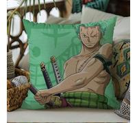 Shein 1 pieza Funda de almohada/cojÃn de silla con diseño del famoso anime japonés One Piece, funda de almohada decorativa para cama de niñas