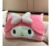 Shein 1 Pieza Funda de almohada de Sanrio Hello Kitty Melody, funda de almohada kawaii adorable y suave, perfecta para decoración de dormitorio/habitación/s