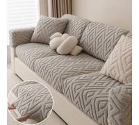 Shein 1 pieza Funda de cojín de sofá con acolchado grueso y cálido, estilo jacquard, antideslizante, de diseño moderno y sencillo, con material suave y amig