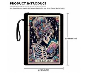 Shein 1 pieza Funda de libro con tema de lector con cremallera, protector de libro de tapa blanda forrado, funda de libro de tapa blanda, chaqueta de libro,