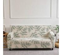 Shein 1 pieza Funda de sofá de cobertura total, a prueba de mascotas, con estampado decorativo de flores y copos de nieve, colores versátiles, se ajusta a s