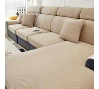 Shein 1 pieza Funda de sofá elástica de jacquard, funda de sofá moderna antifouling, juego de sofá de estilo minimalista, adecuado para sala de estar, dormi