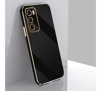 Shein 1 pieza Funda de teléfono a prueba de caídas de unicolor TPU con electrochapado 3D compatible con iPhone 15 Pro Max, 16 Pro Max, Galaxy S23 Ultra, Gal